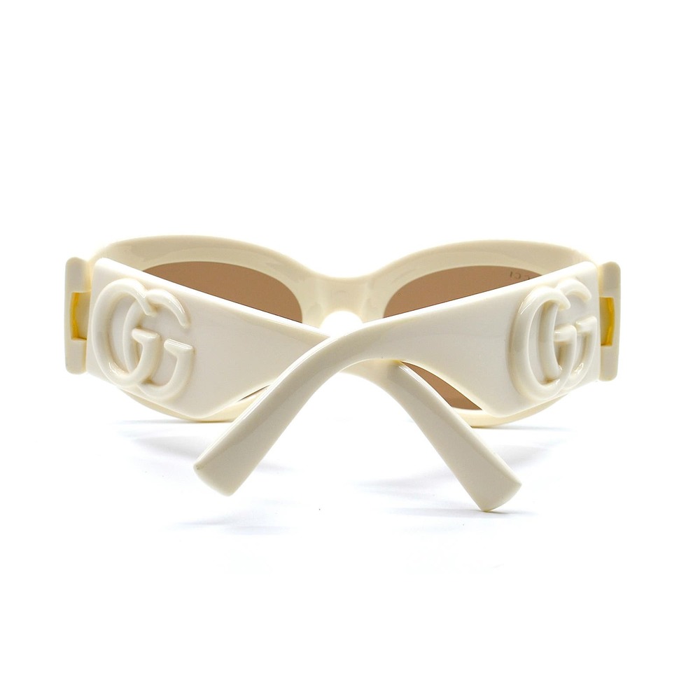 NEW GUCCI GG1544S 004 IVORY BROWN AUTHENTIC SUNGLASSES - Picture 11 of 16